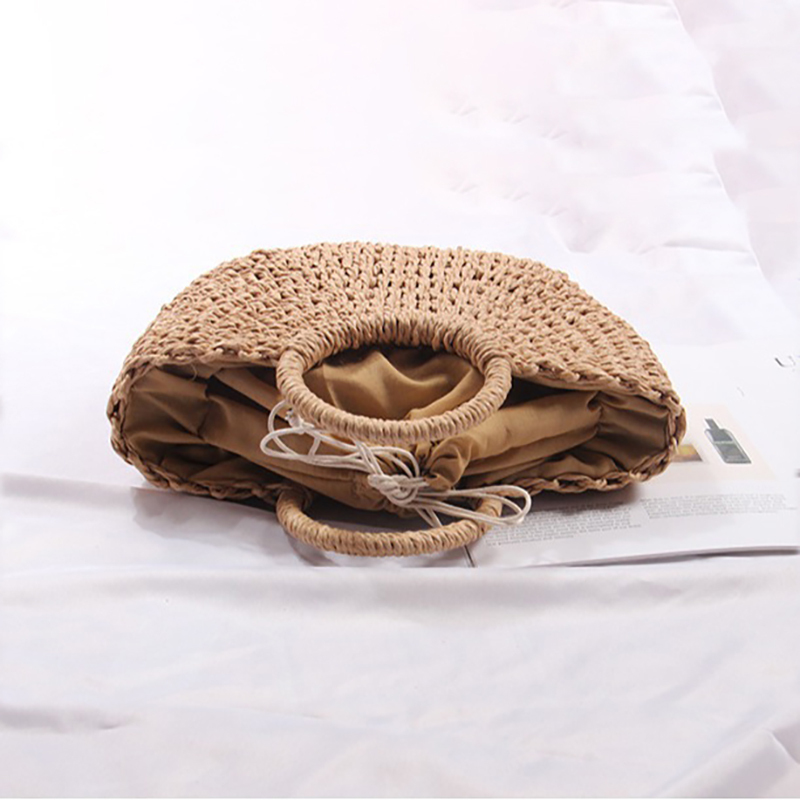 Straw Summer Beach Bag