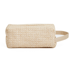 Woven Straw Makeup Bags