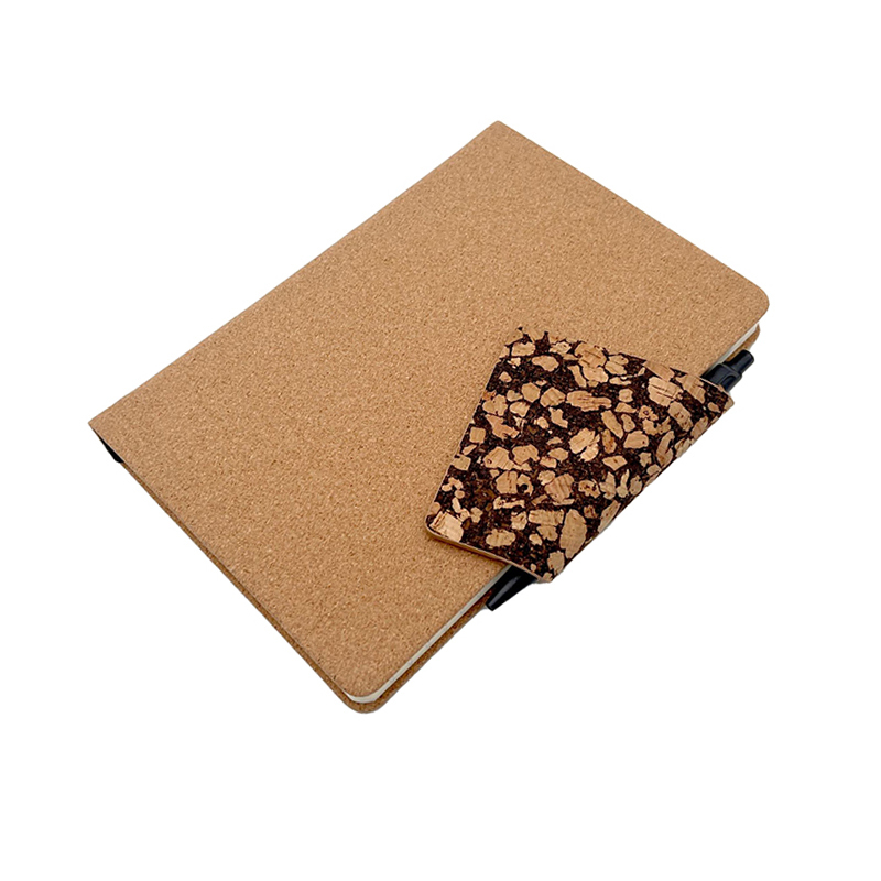 Cork Buckle Notebook With pen