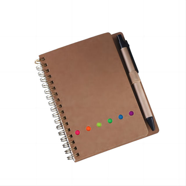 Notebook With Stickers And Pen