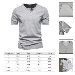 Summer Slim Fit Three-Button Shirt