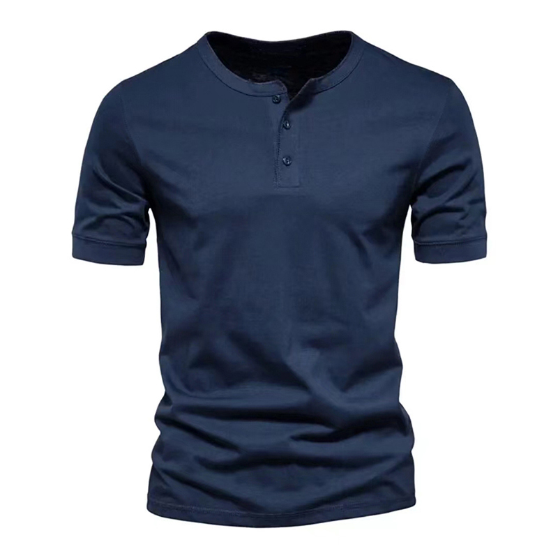 Summer Slim Fit Three-Button Shirt