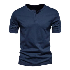 Summer Slim Fit Three-Button Shirt