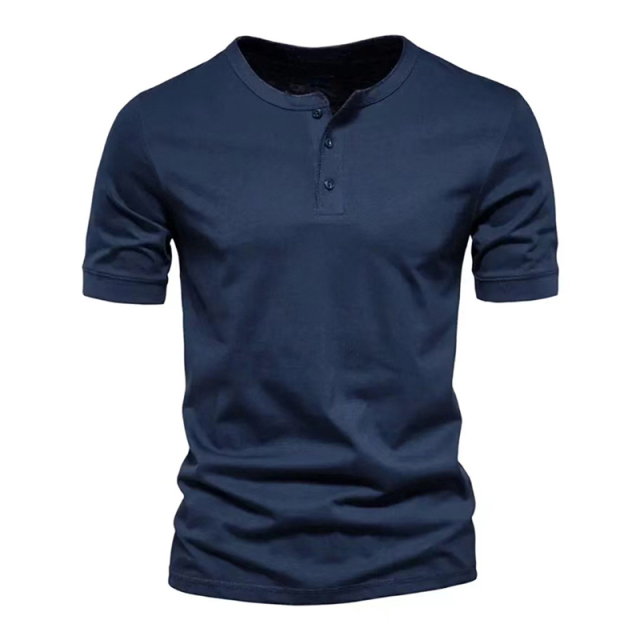 Summer Slim Fit Three-Button Shirt