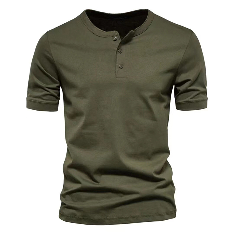 Summer Slim Fit Three-Button Shirt