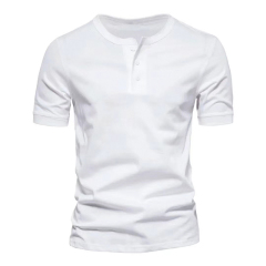 Summer Slim Fit Three-Button Shirt