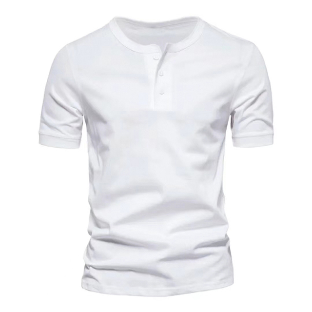 Summer Slim Fit Three-Button Shirt
