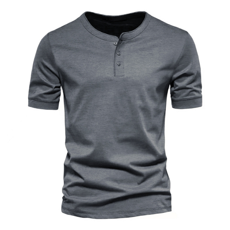 Summer Slim Fit Three-Button Shirt