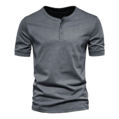 Summer Slim Fit Three-Button Shirt