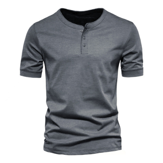 Summer Slim Fit Three-Button Shirt