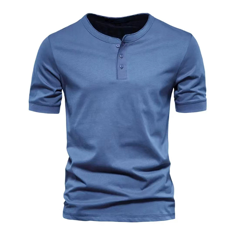 Summer Slim Fit Three-Button Shirt