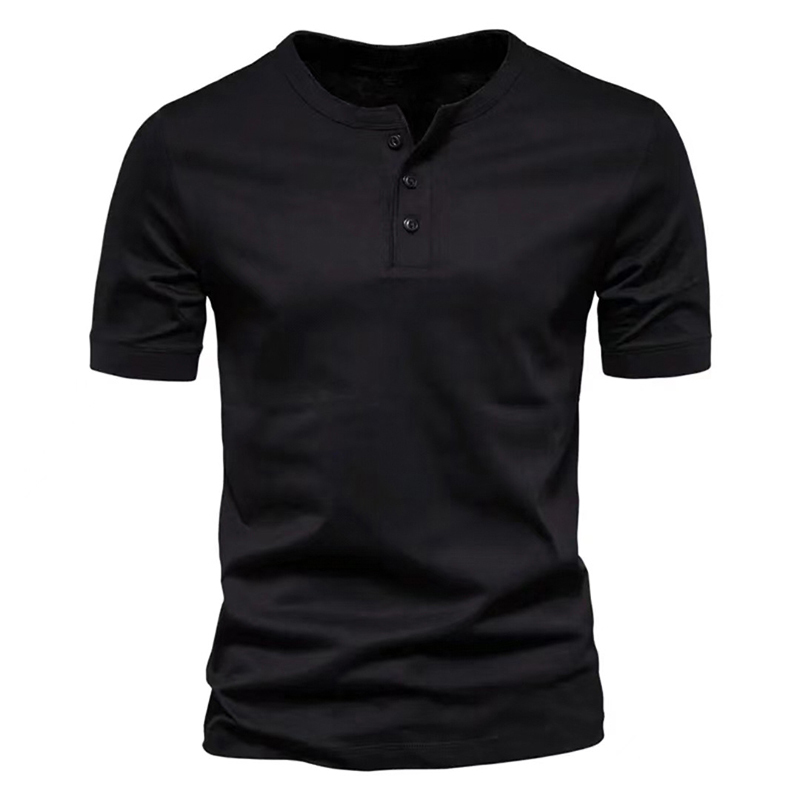 Summer Slim Fit Three-Button Shirt