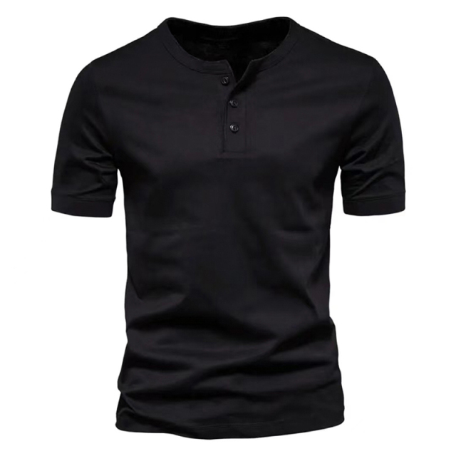 Summer Slim Fit Three-Button Shirt
