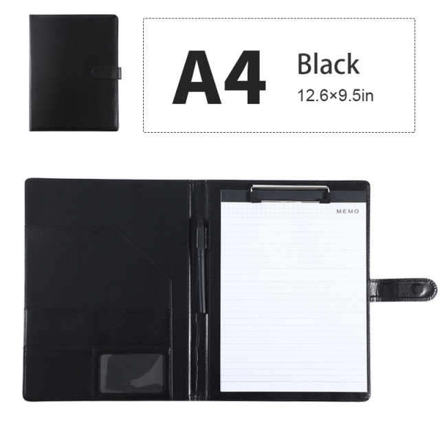 Leather Binder Document Folder