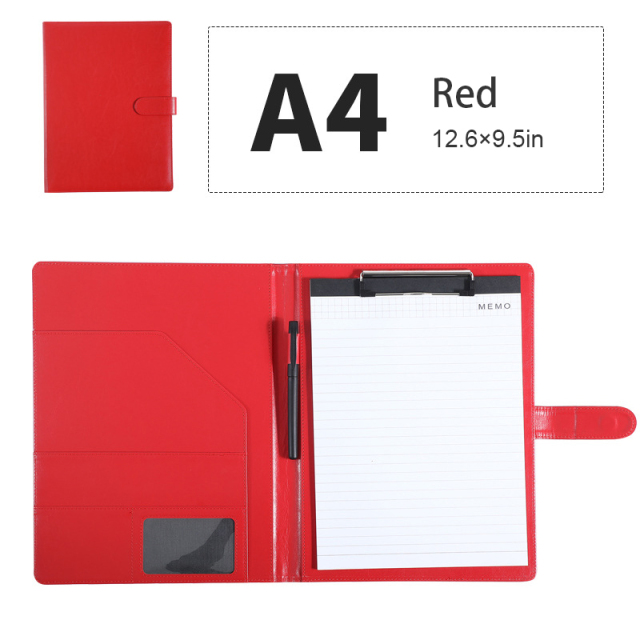 Leather Binder Document Folder