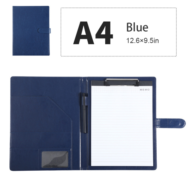 Leather Binder Document Folder