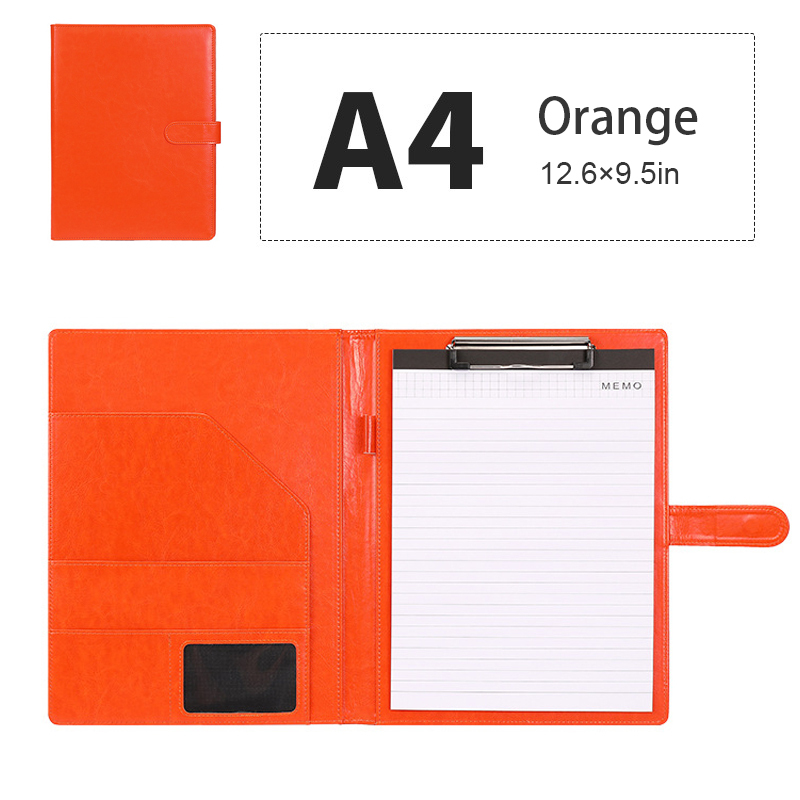 Leather Binder Document Folder