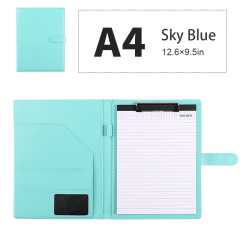 Leather Binder Document Folder