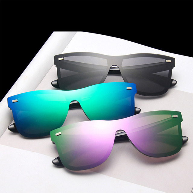 Rimless Mirrored Sunglasses
