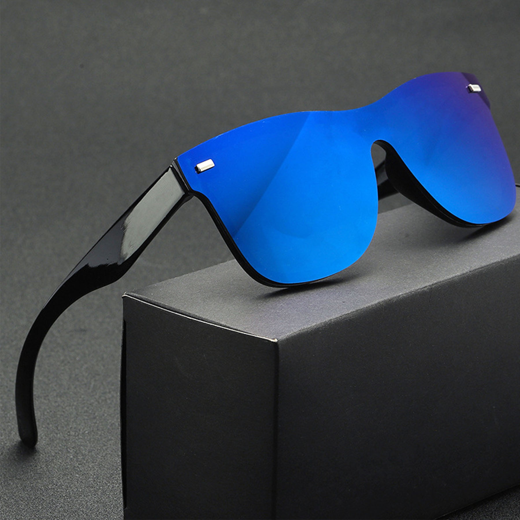 Rimless Mirrored Sunglasses
