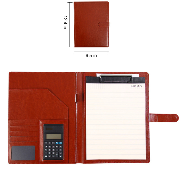 Portfolio Folder With Calculator