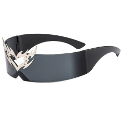 Sports Punk Rimless Sunglasses