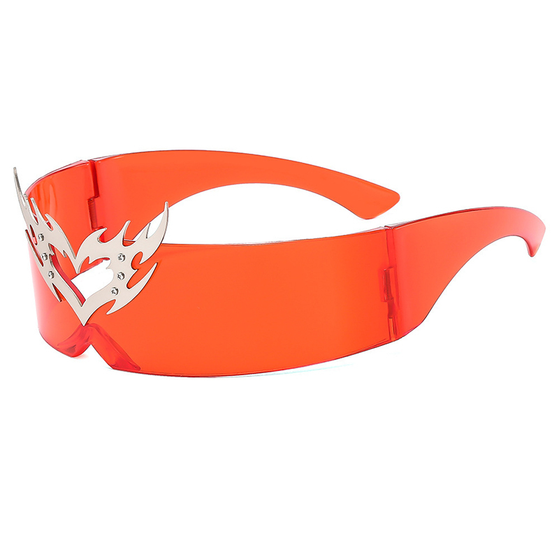 Sports Punk Rimless Sunglasses