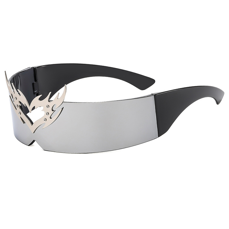 Sports Punk Rimless Sunglasses