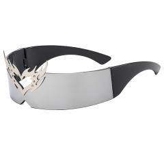 Sports Punk Rimless Sunglasses