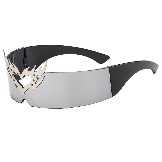 Sports Punk Rimless Sunglasses