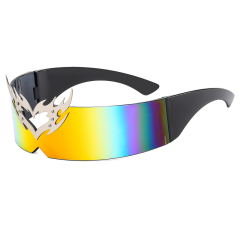 Sports Punk Rimless Sunglasses