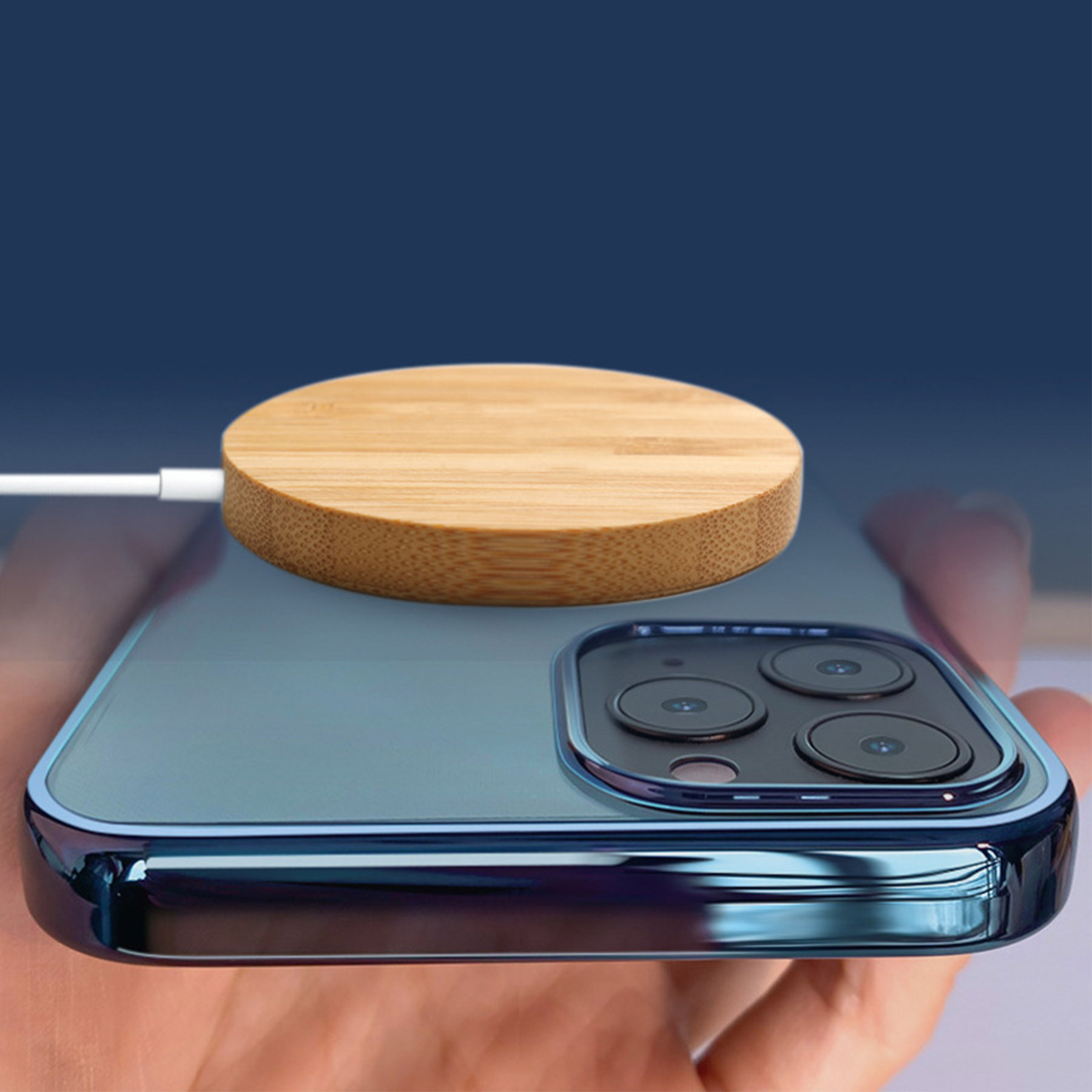 Wood Magnetic Phone Charger
