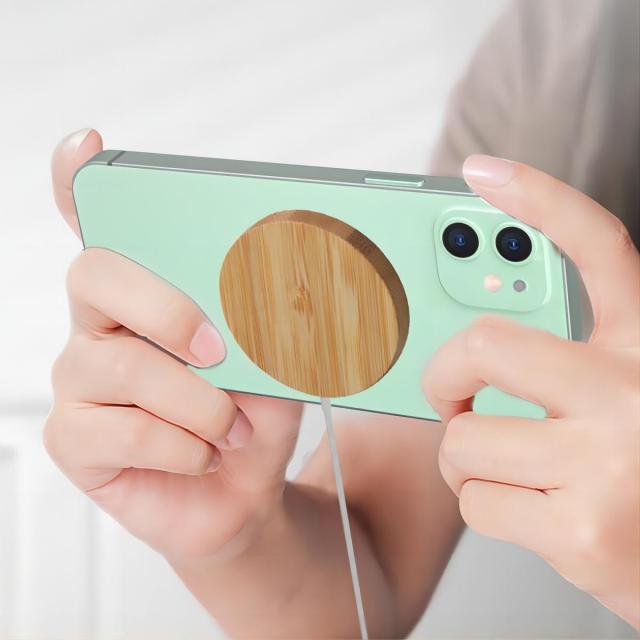 Wood Magnetic Phone Charger