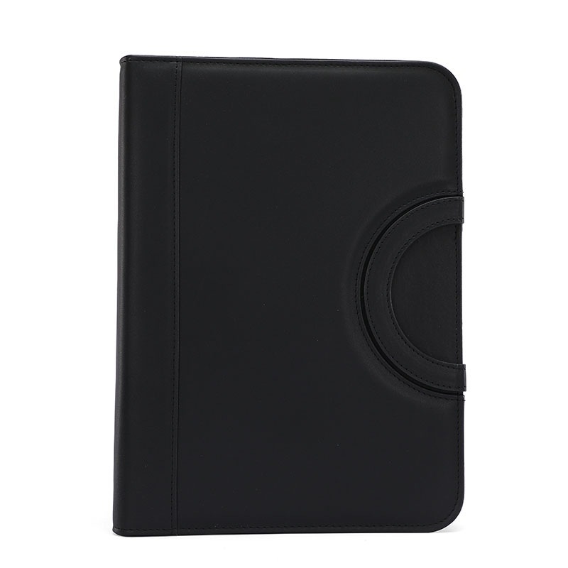 Zipped PU Leather Conference Folder