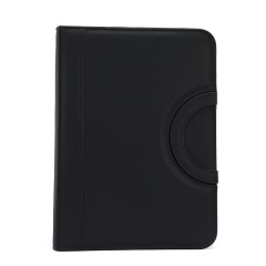 Zipped PU Leather Conference Folder