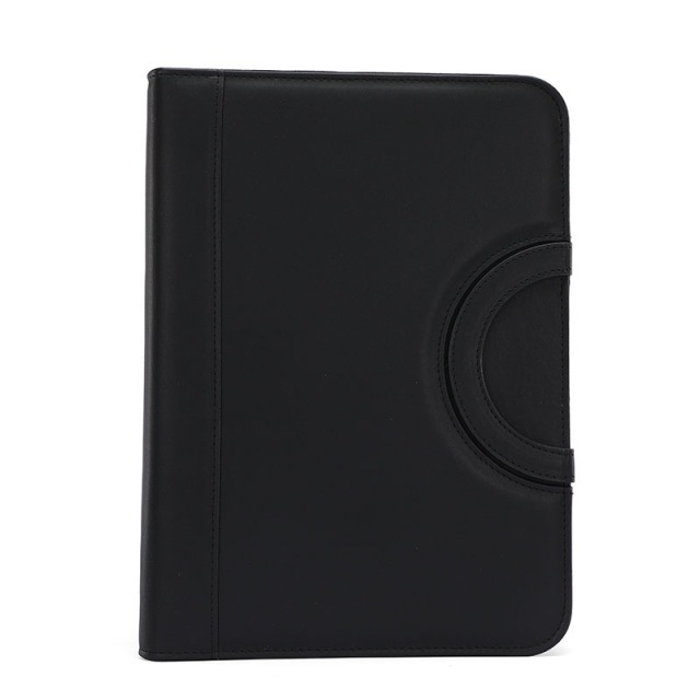 Zipped PU Leather Conference Folder