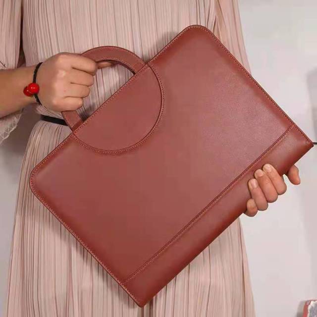 Zipped PU Leather Conference Folder