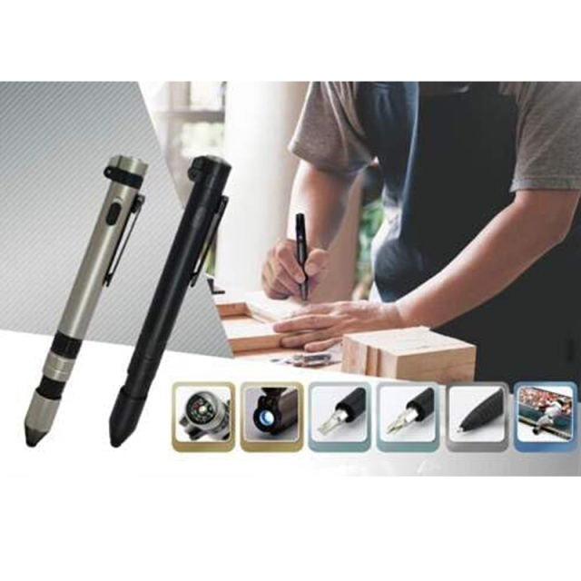 6-in-1 Multi-function Ballpoint Pen