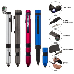 6-in-1 Multi-function Ballpoint Pen