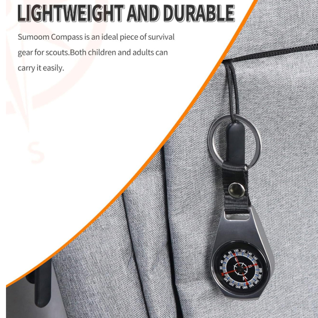 Compass Keychain
