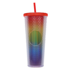 Diamond Double Walled Matte Travel Tumbler