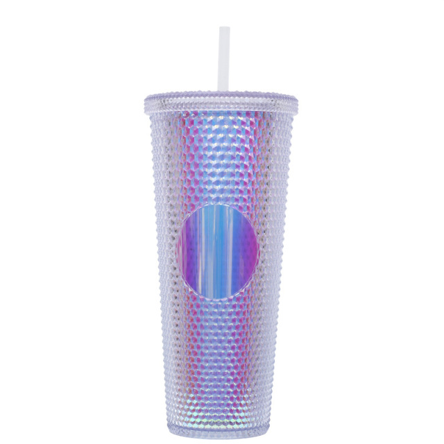 Diamond Double Walled Matte Travel Tumbler