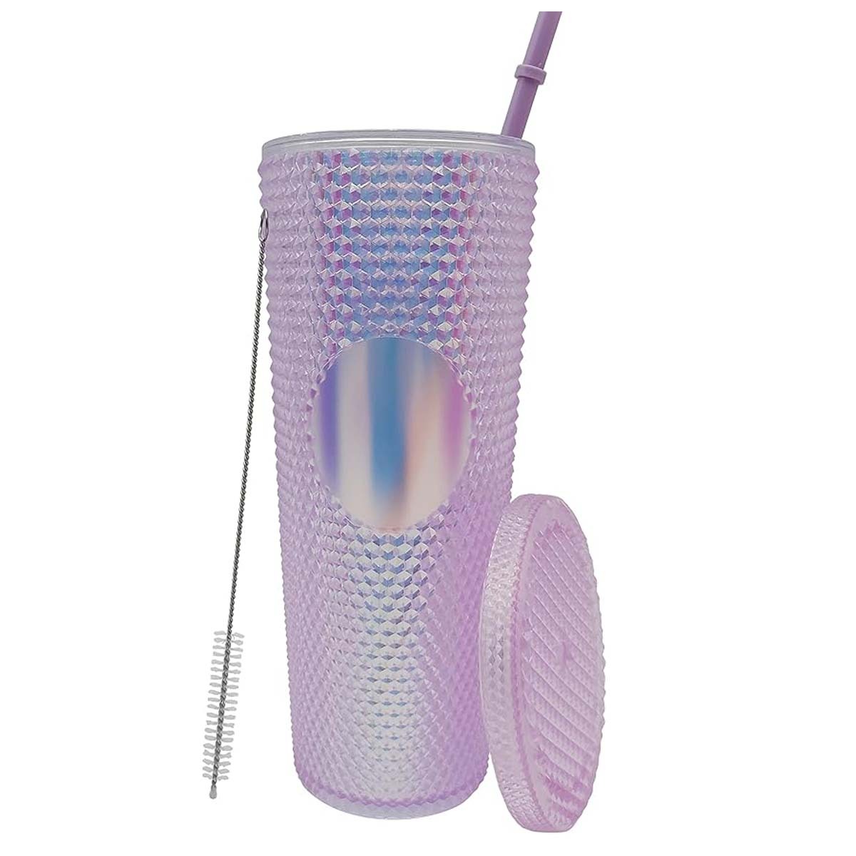 Diamond Double Walled Matte Travel Tumbler