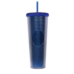 Diamond Double Walled Matte Travel Tumbler