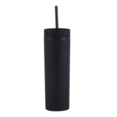 Double Walled Plastic Tumblers Straight Straw