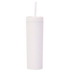 Double Walled Plastic Tumblers Straight Straw