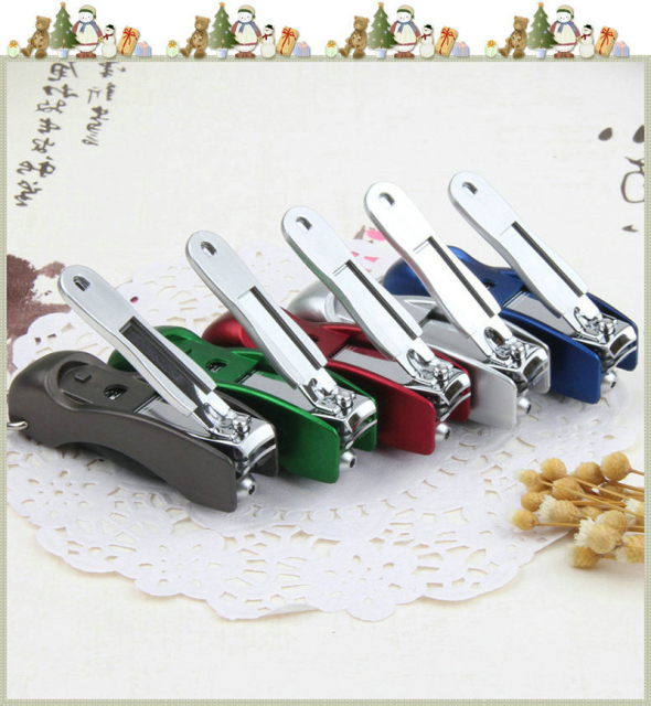 Folded Nail Clippers Ballpoint Pen