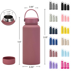 Insulated Sports Water Bottle with Portable Stainless Lid