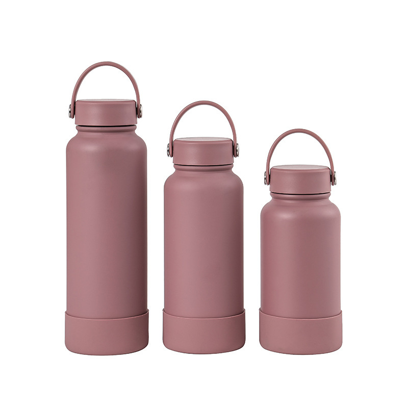 Insulated Sports Water Bottle with Portable Stainless Lid