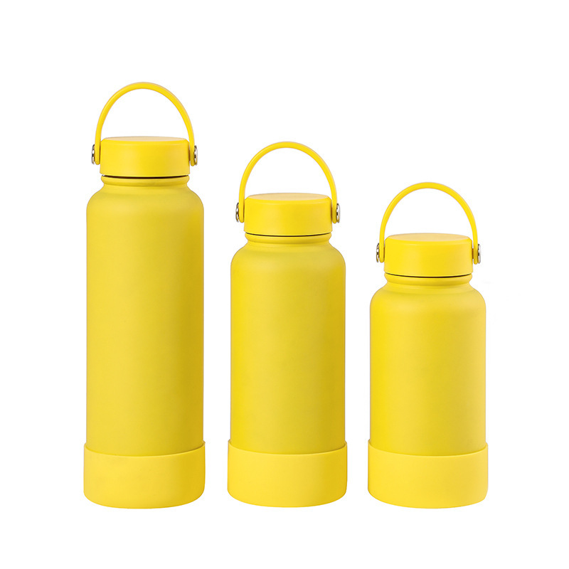 Insulated Sports Water Bottle with Portable Stainless Lid